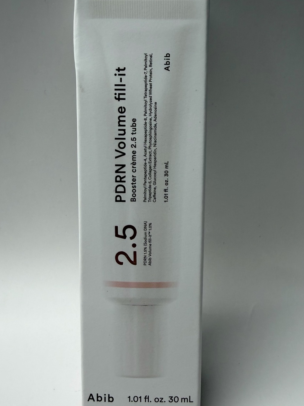 PDRN Volume Fill-it 2.5 Booster Crème — White with Pink Accent